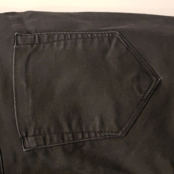 ZARA Denim Pants Women's 42 Skinny Stretch Black - Picture 8 of 14